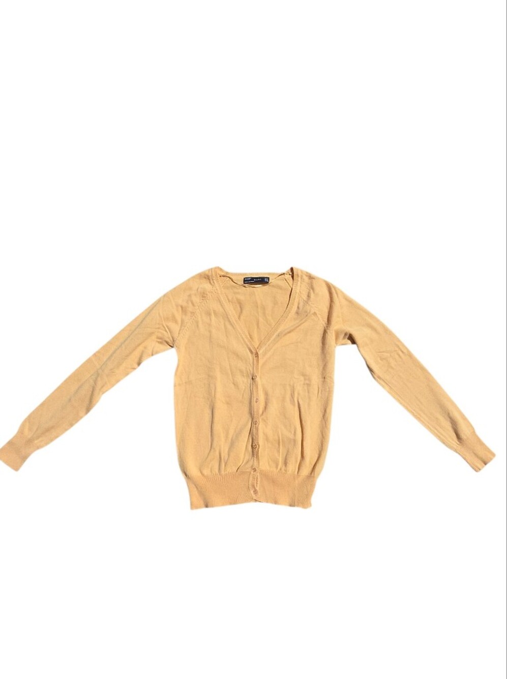 Zara Women's Sherbet/Tan Cardigan. Size S.